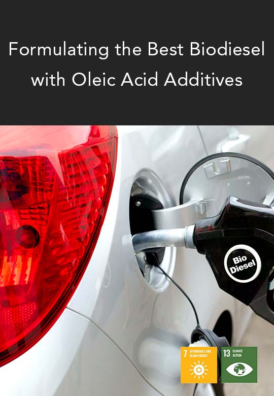 Effect of Oleic Acid Additives on Performance and NOx Emissions in Biodiesel Engine